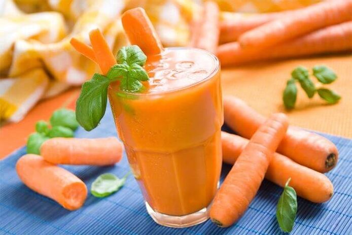 le jus de carotte et de pomme est indiqué pour la pancréatite